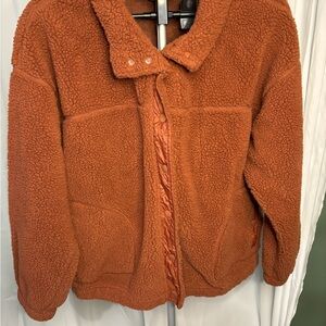 Old Navy Brown Teddy Jacket Plush Sherpa Warmth